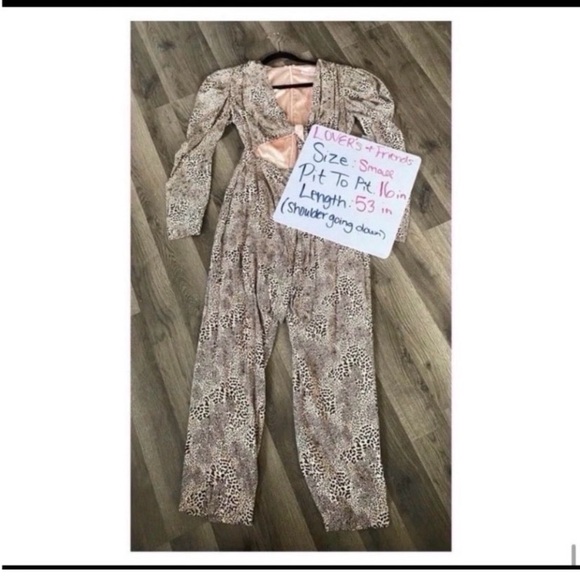 REVOLVE Lovers + Friends Cheetah Print Jumpsuit - Picture 8 of 9